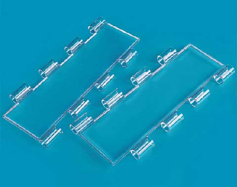 Polycarbonate transpatent slats